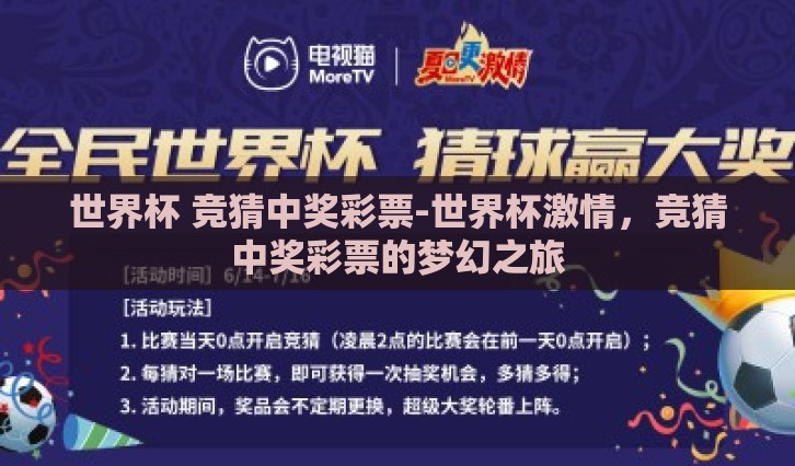 世界杯 竞猜中奖彩票-世界杯激情，竞猜中奖彩票的梦幻之旅
