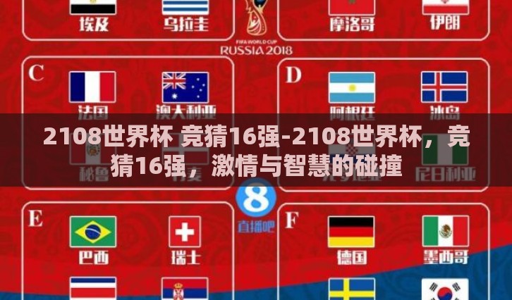 2108世界杯 竞猜16强-2108世界杯，竞猜16强，激情与智慧的碰撞
