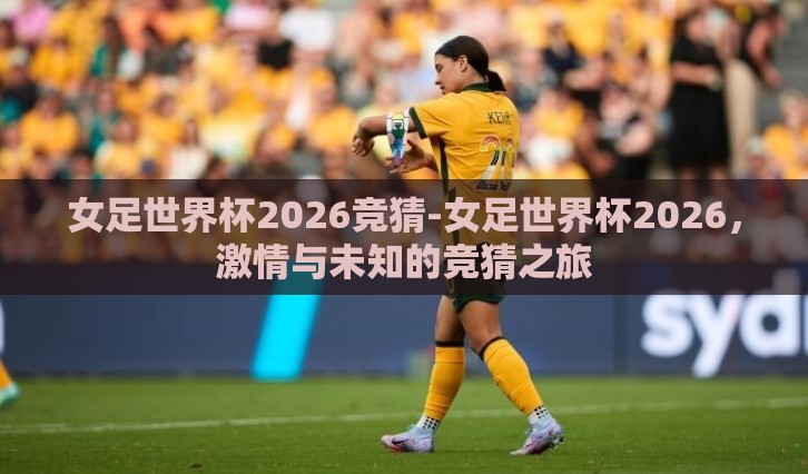 女足世界杯2026竞猜-女足世界杯2026，激情与未知的竞猜之旅